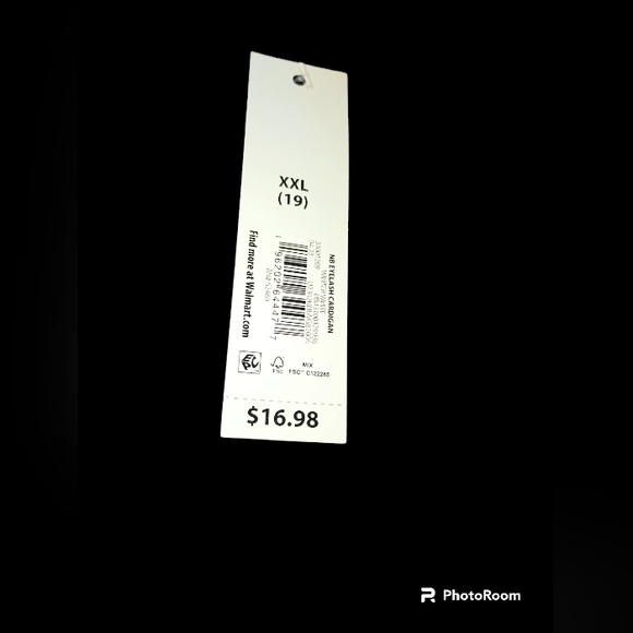 NWT No Boundaries Zip Sweater Sz XXL (19) Cream - Picture 4 of 4